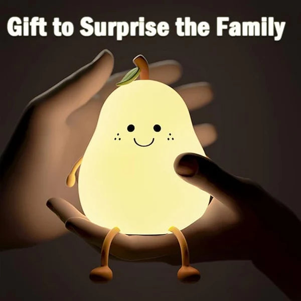 DECOR Pear Lamp - Rechargeable Color Changing Night Light
