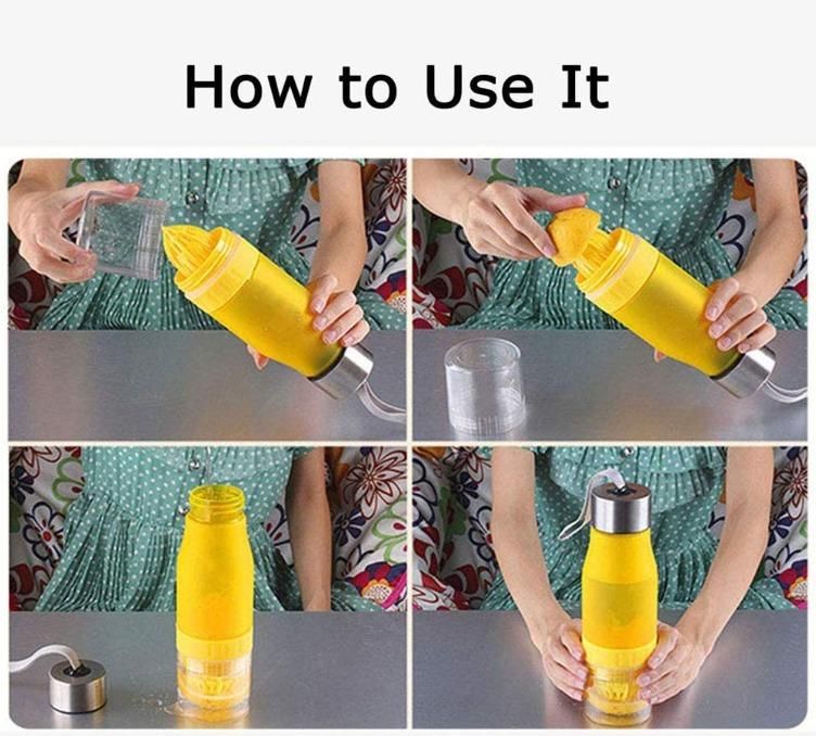 Portable Lemon Juice Bottle 650ml
