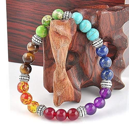 7 Chakra Stones Bracelet Unisex| Buy Combo Pack of 2 |