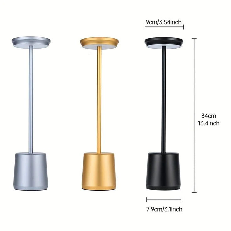 Chic Wireless LED Table Lamp with Touch Dimming