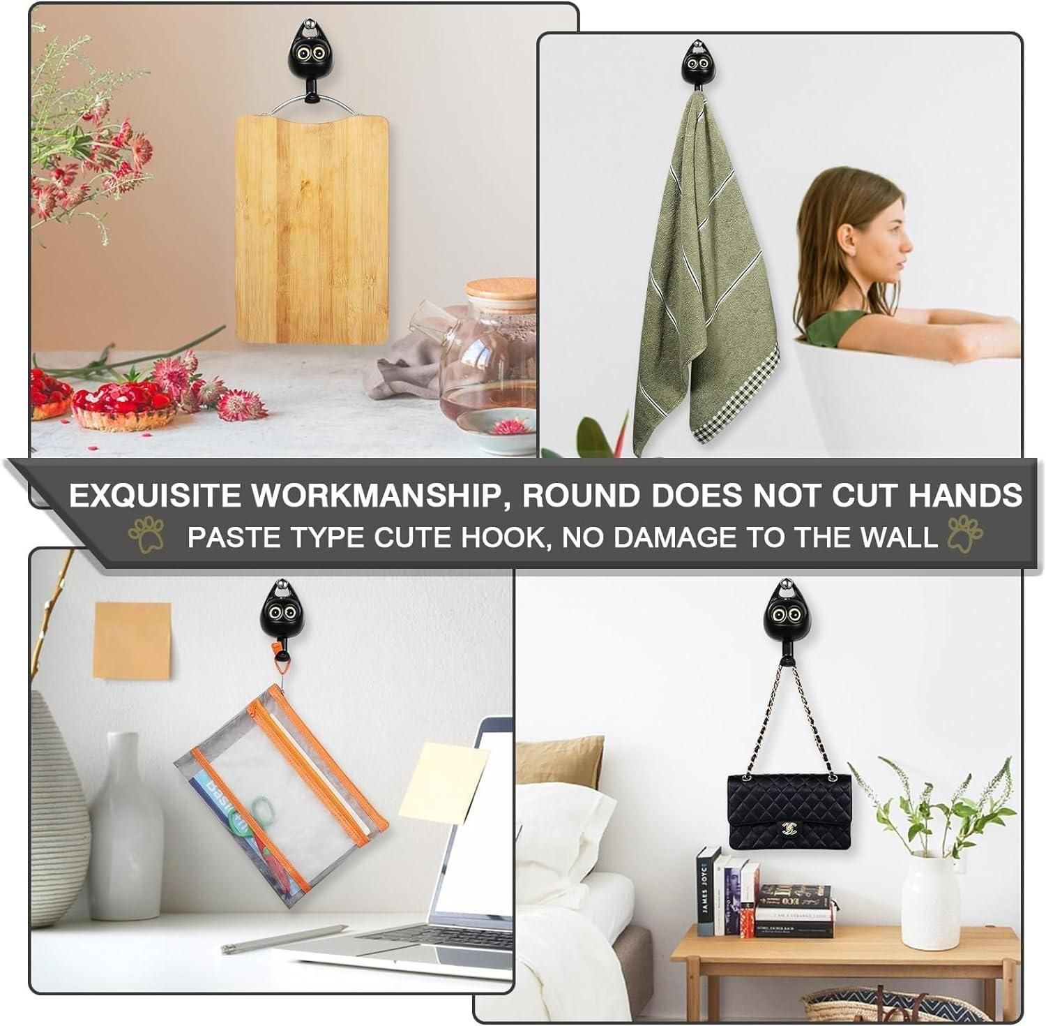 Hook Wall Hangers Key Hook for Wall Cute Hooks for Key pack 2