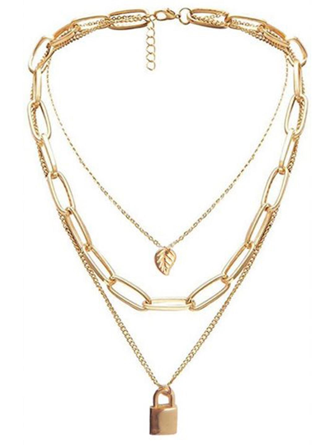 Gold Plated Stylish Necklace for women