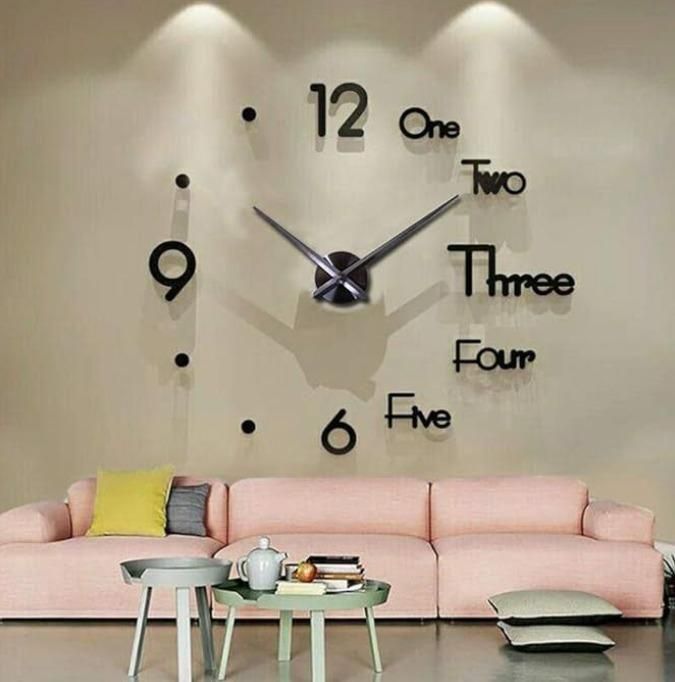 3d Wall Clock Sticker