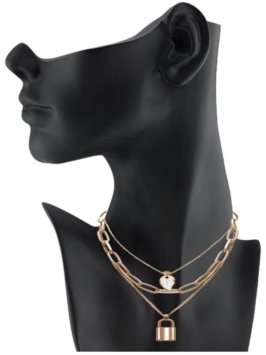 Gold Plated Stylish Necklace for women