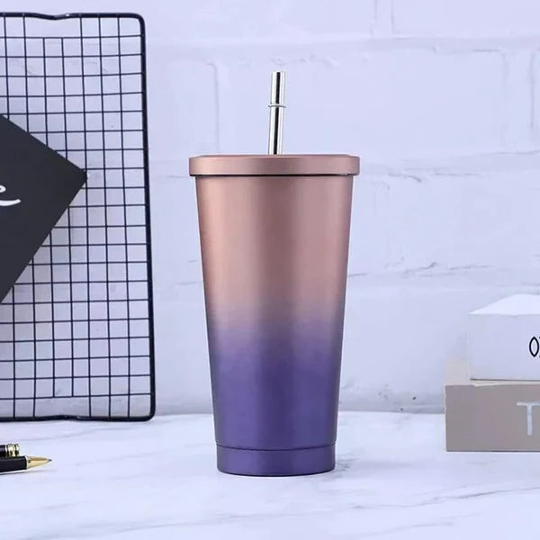 Elegant Double Shade Tumbler - Green and White