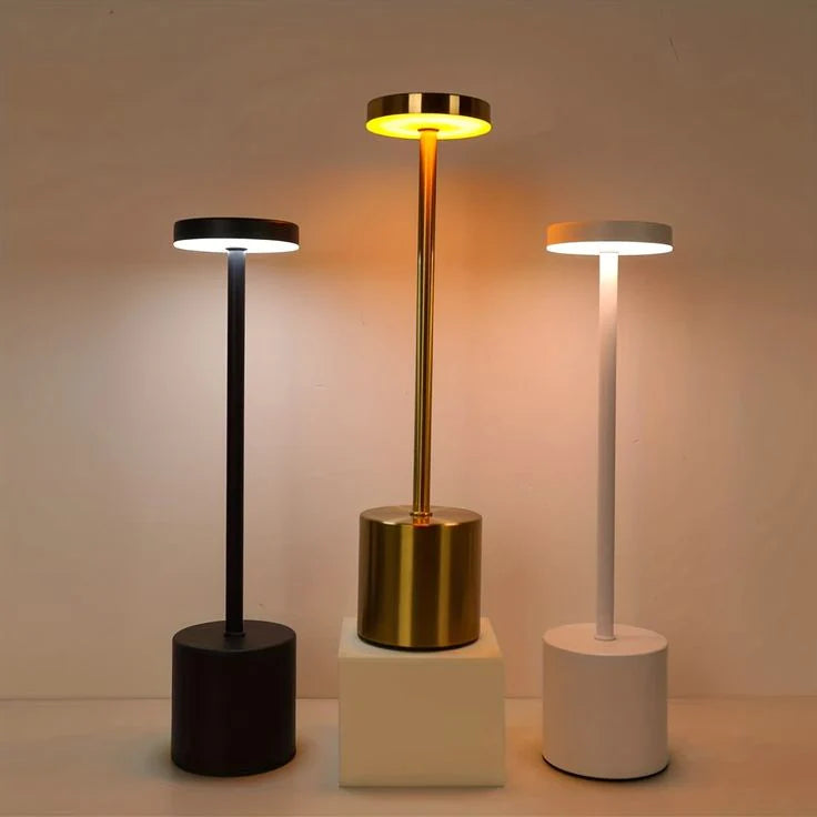 Chic Wireless LED Table Lamp with Touch Dimming