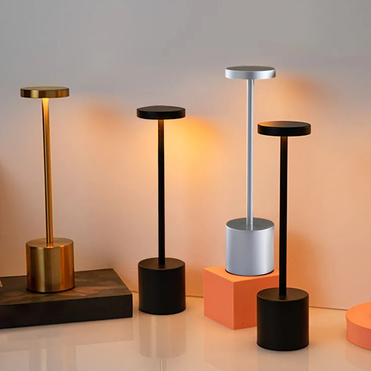 Chic Wireless LED Table Lamp with Touch Dimming