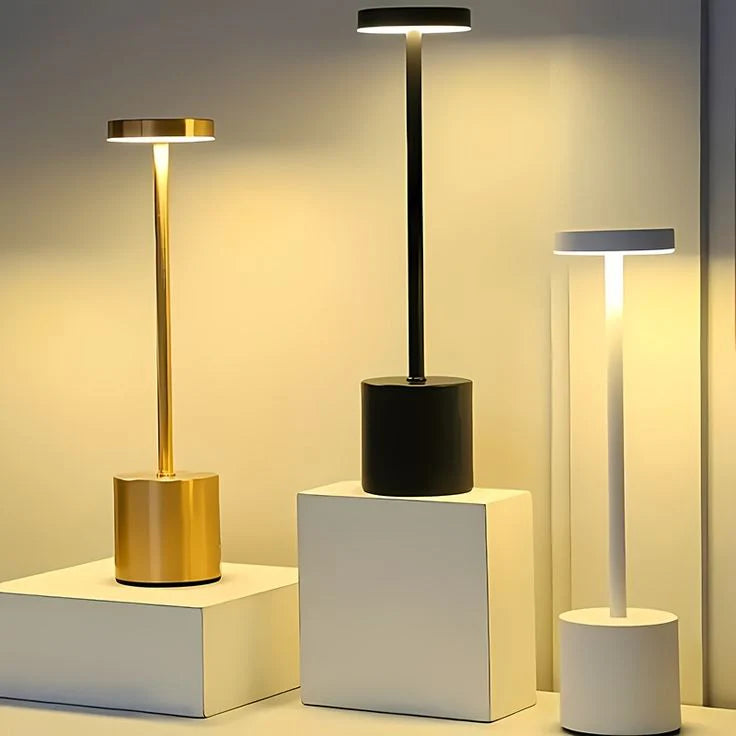 Chic Wireless LED Table Lamp with Touch Dimming