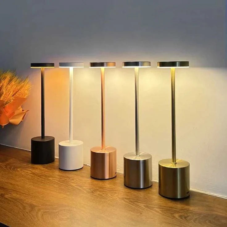 Chic Wireless LED Table Lamp with Touch Dimming