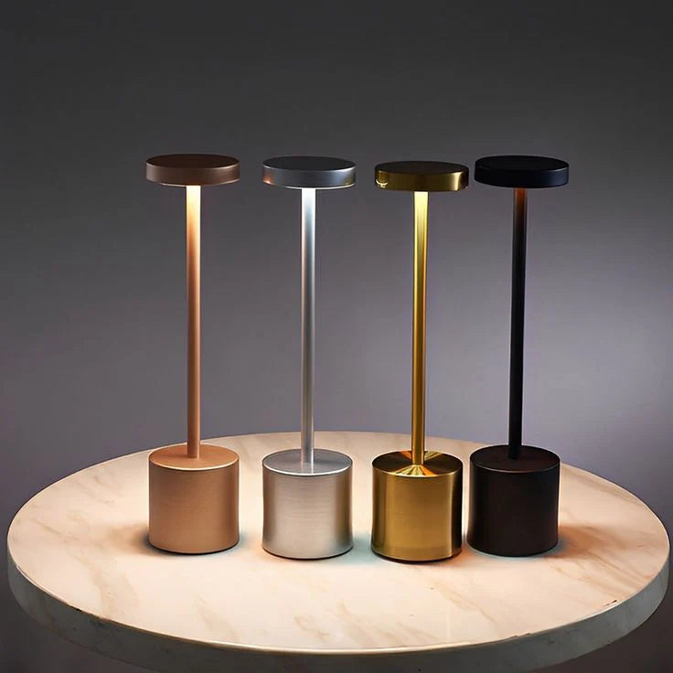 Chic Wireless LED Table Lamp with Touch Dimming